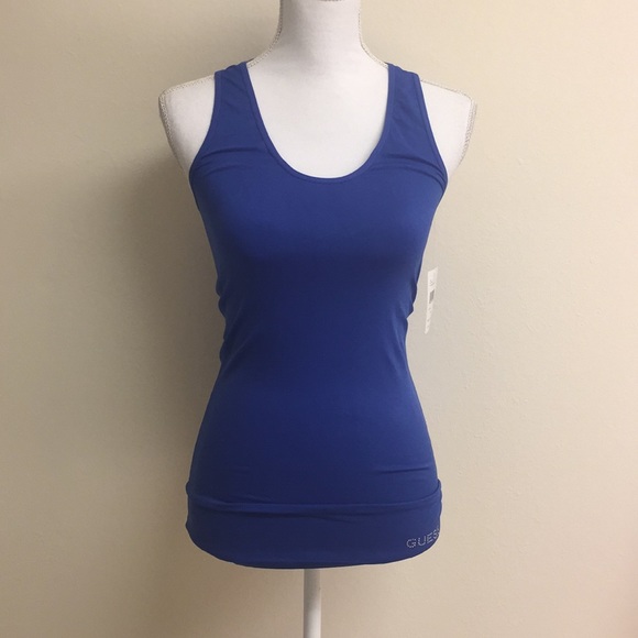 Guess Tops - NWT Royal blue GUESS racer back tank